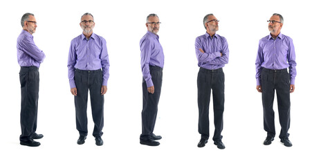 Obraz premium same man with various poses
