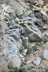 rock in the mountains