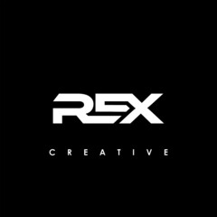 Fototapeta premium REX Letter Initial Logo Design Template Vector Illustration