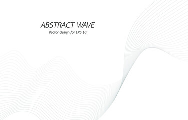 abstract background with wave