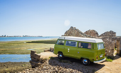 Camping in Portugal with a retro campervan - Motorhome