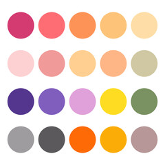 color palette can directly copy and paste vector shapes