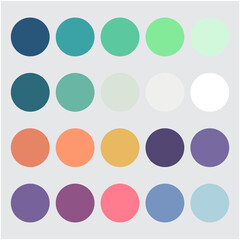 color palette can directly copy and paste vector shapes
