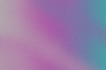 Digital noise gradient. Nostalgia, vintage, retro 70s, 80s style. Abstract lo-fi background. Foggy grain texture. Wallpaper, template, print. Minimal, minimalist. Gray, pink, blue, purple, beige color