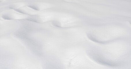 frozen lake covered with snow