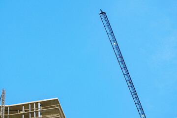 Fototapeta premium Construction crane. sky