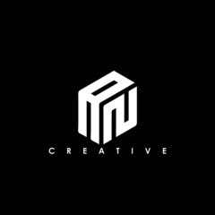 AN Letter Initial Logo Design Template Vector Illustration