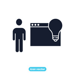 SEO creative service icon. Search Engine Optimization symbol template for graphic and web design collection logo vector illustration