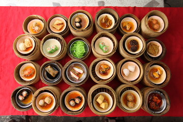 Colorful dim sum