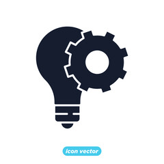 SEO creative service icon. Search Engine Optimization symbol template for graphic and web design collection logo vector illustration