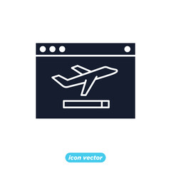 landing page icon. SEO Search Engine Optimization symbol template for graphic and web design collection logo vector illustration