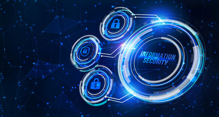 Internet, business, Technology and network concept. Cyber security data protection business technology privacy concept