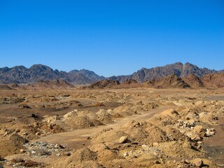 Fototapeta na wymiar Peninsula del Sinai