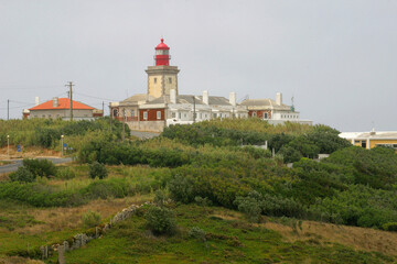 Fototapeta na wymiar Capo Da Roca Lighthouse view in Portugal