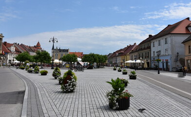 Pszczyna Rynek, miasto na Sląsku, Polska © Albin Marciniak