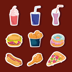 fast food set