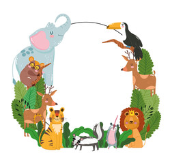 Obraz premium Animals Nature Banner