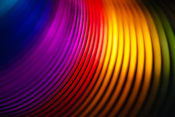 Obraz premium creative rainbow spiral, abstract background image