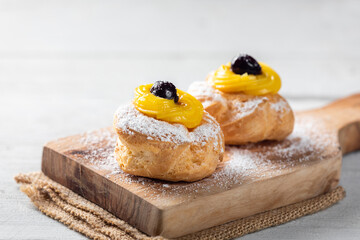Zeppola di san giuseppe e festa del papà