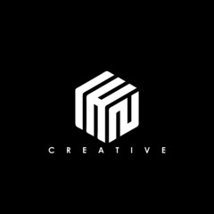 IHN Letter Initial Logo Design Template Vector Illustration