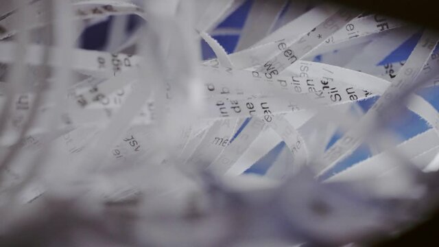Aktenvernichter Papierstreifen Schredder 05