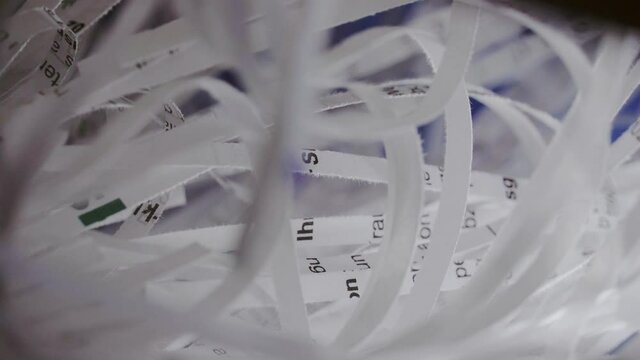 Aktenvernichter Papierstreifen Schredder 06