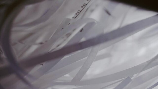 Aktenvernichter Papierstreifen Schredder 07
