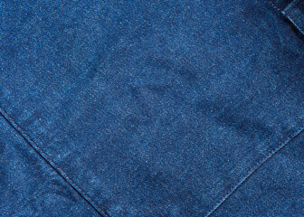 Fototapeta na wymiar Dark blue jeans denim texture fabric textile background.