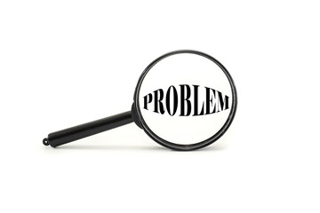 Loupe analysing the word 