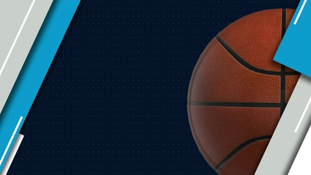 A great basketball animated background that could be used for logos, text, or player photos. The possibilities are endless.