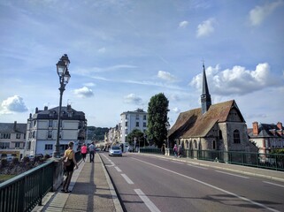 Overview of Sens, Burgundy (France) - September 2016