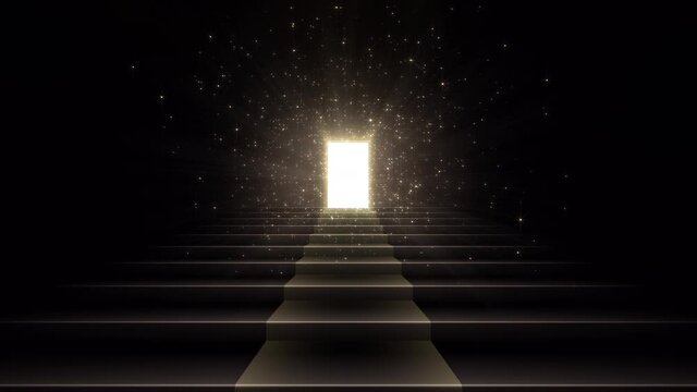 Door Opening to the Light Upstairs, way to Heaven and Success.