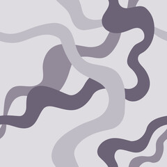 Seamless pattern with abstract lines