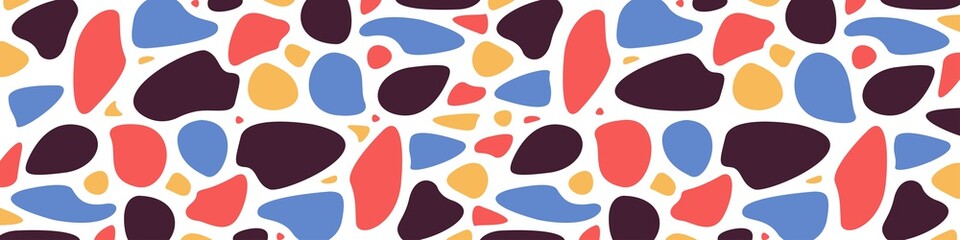 Abstract colorful shapes background, random shape backdrop, liquid concept illustration.