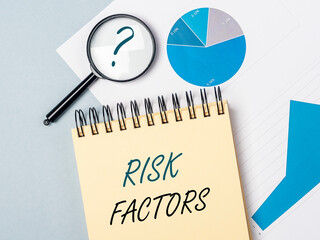 Business risk factors, inscription, concept