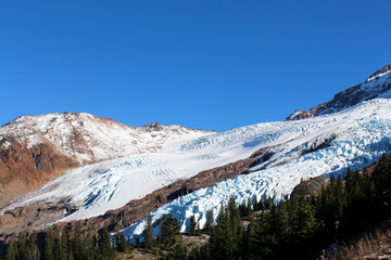Fototapeta na wymiar Glacier view