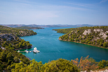 Fototapeta premium Krka River. Croatia.