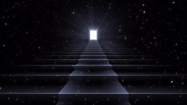Door Opening to the Light Upstairs, way to Heaven and Success.