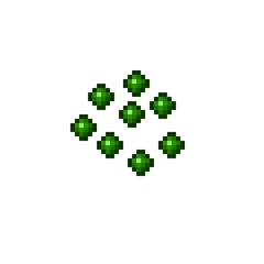 Pisum sativum pixel art. Vector illustration. Peas pixel art.