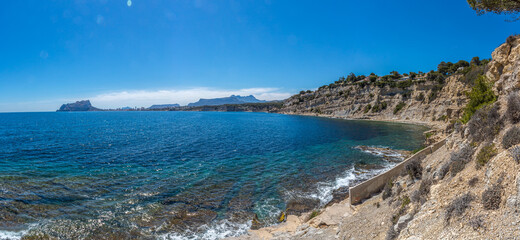 Obraz premium Port Esportiu Mar I Muntanya, sport marina, Calpe, Spain