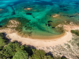 Fototapeta na wymiar Spiaggia Punta La Greca, Porto san Paolo, Sardegna