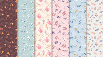 Elegant floral and botanical seamless pattern