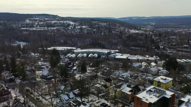 Aerial View of Ithaca Landscape