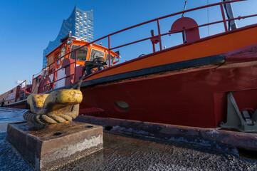 ship in the harbor