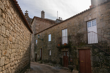 Fototapeta na wymiar Monsanto historic village stone houses, in Portugal