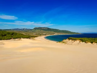 Fotobehang Bolonia strand, Tarifa, Spanje Droomstrand Van Bolonia, Tarifa, Andalusië, Spanje, Costa De La Luz