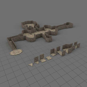 Miniature tile set