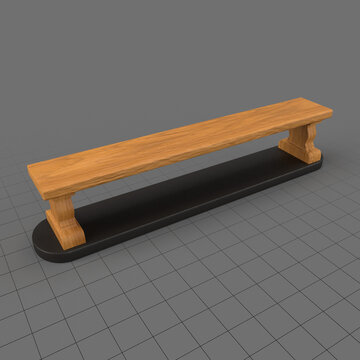 Miniature long bench