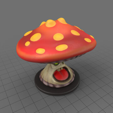 Miniature evil mushroom