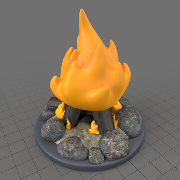 Miniature campfire